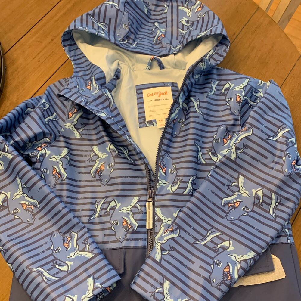 Kids Dinosaur Raincoat